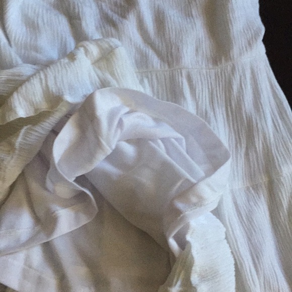 White Tank Sexy scoop neck 💯 cotton square back and lined​ - Picture 9 of 10